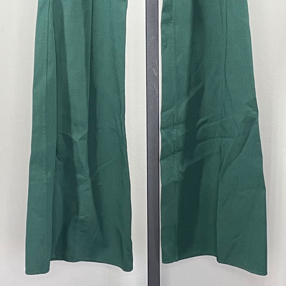 NEW Michael Kore Collection Pants Womens 8 green fit flare designer trouser - Picture 3 of 10